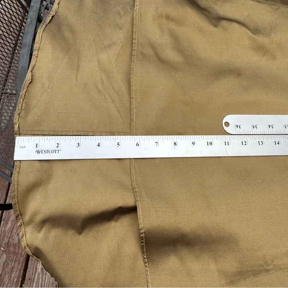 Worth 100% Bronze Silk Floor Length Skirt - Picture 6 of 7